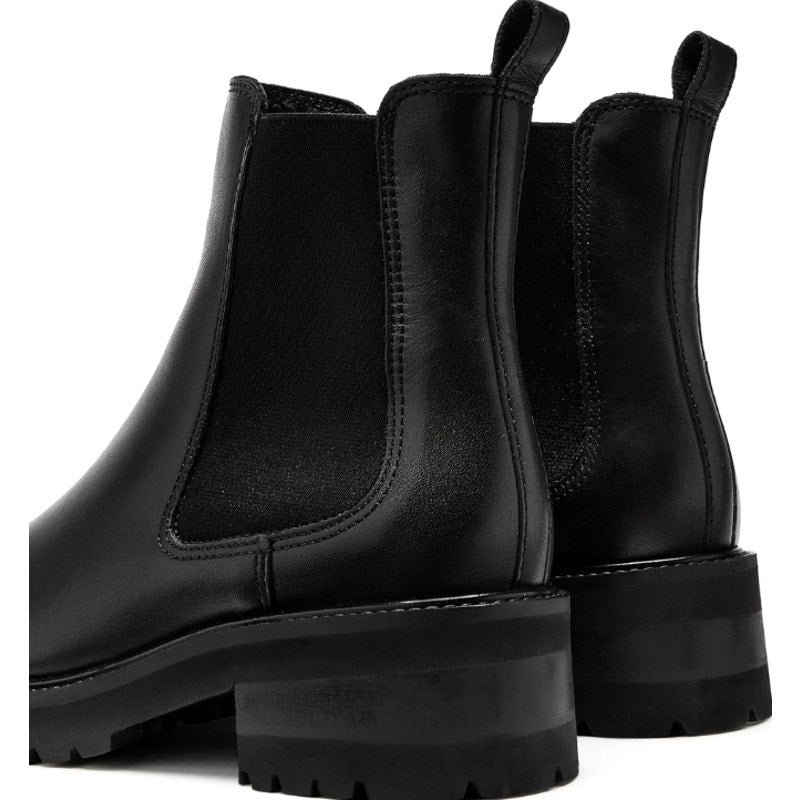 LA CANADIENNE Women's Conner Chelsea Boots 5.5 Black Leather Waterproof NIB