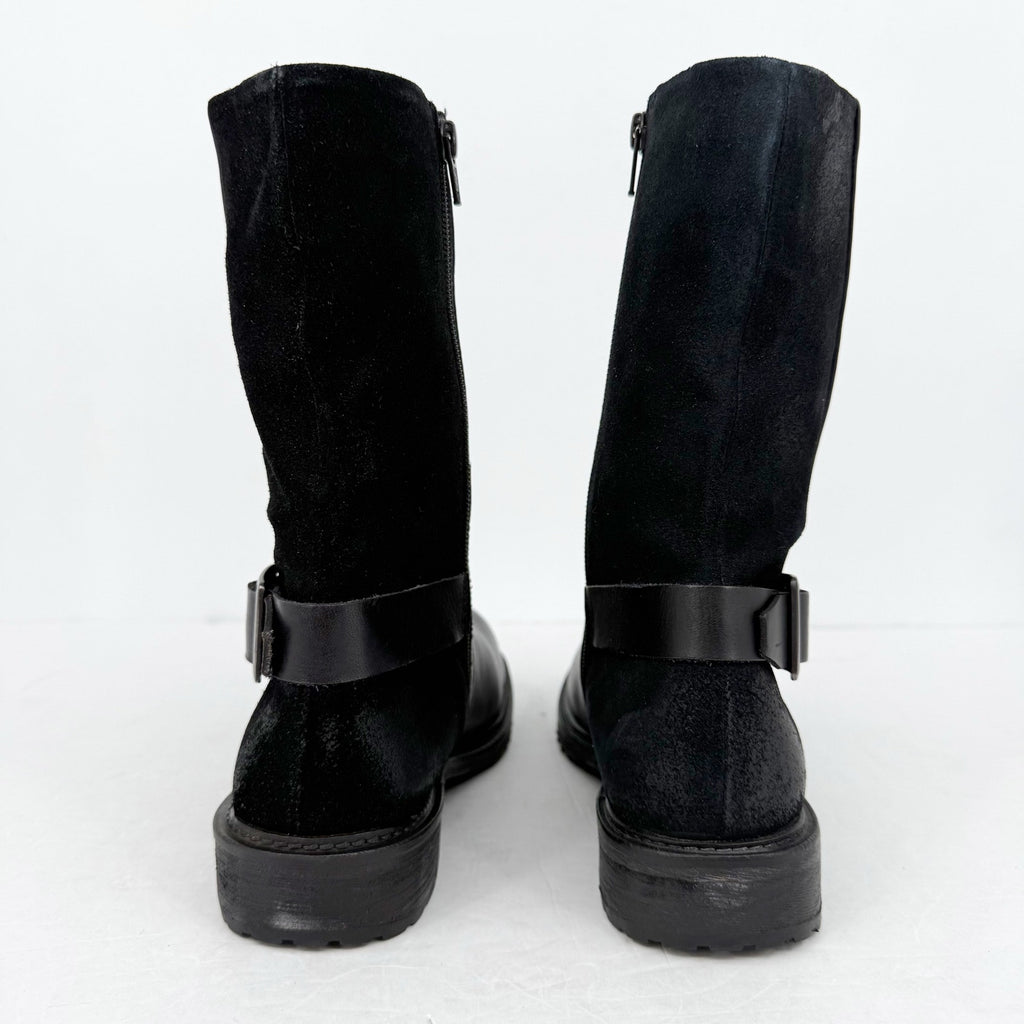 Vintage Foundry Womens Camila Bootie US 8.5 EU 39 Black Leather NIB