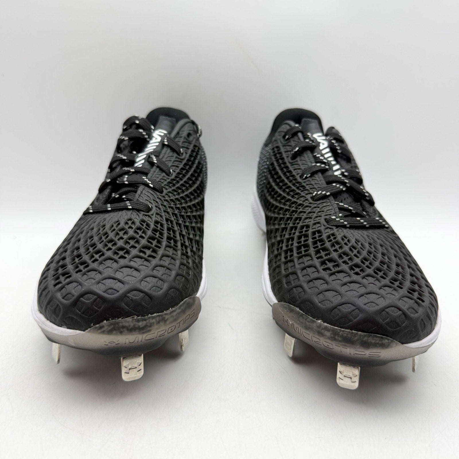 Under Armour Womens Glyde 2.0 Metal Softball Cleats US 7.5 Black Silver NWOB