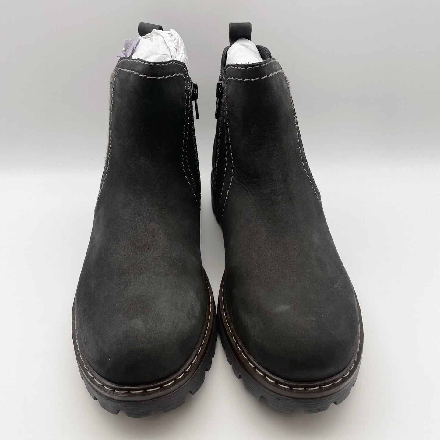 Josef Seibel Women's Marta 03 Boots Size US 8-8.5 EU 39 Black Leather