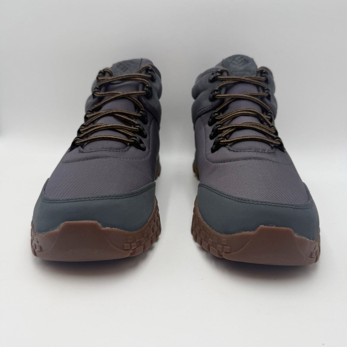 Columbia Mens Fairbanks Mid Climbing Shoes Size 10 M Grey Blue Waterproof NWOB