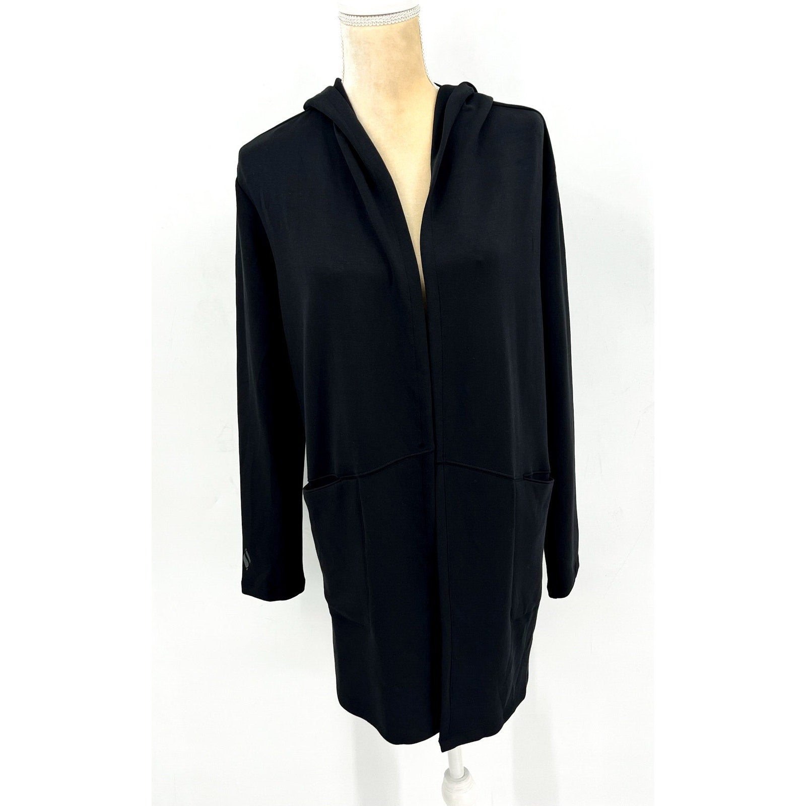 SKECHERS Women's Skechluxe Elevate Restful Hoodigan Jacket Medium Black NWT