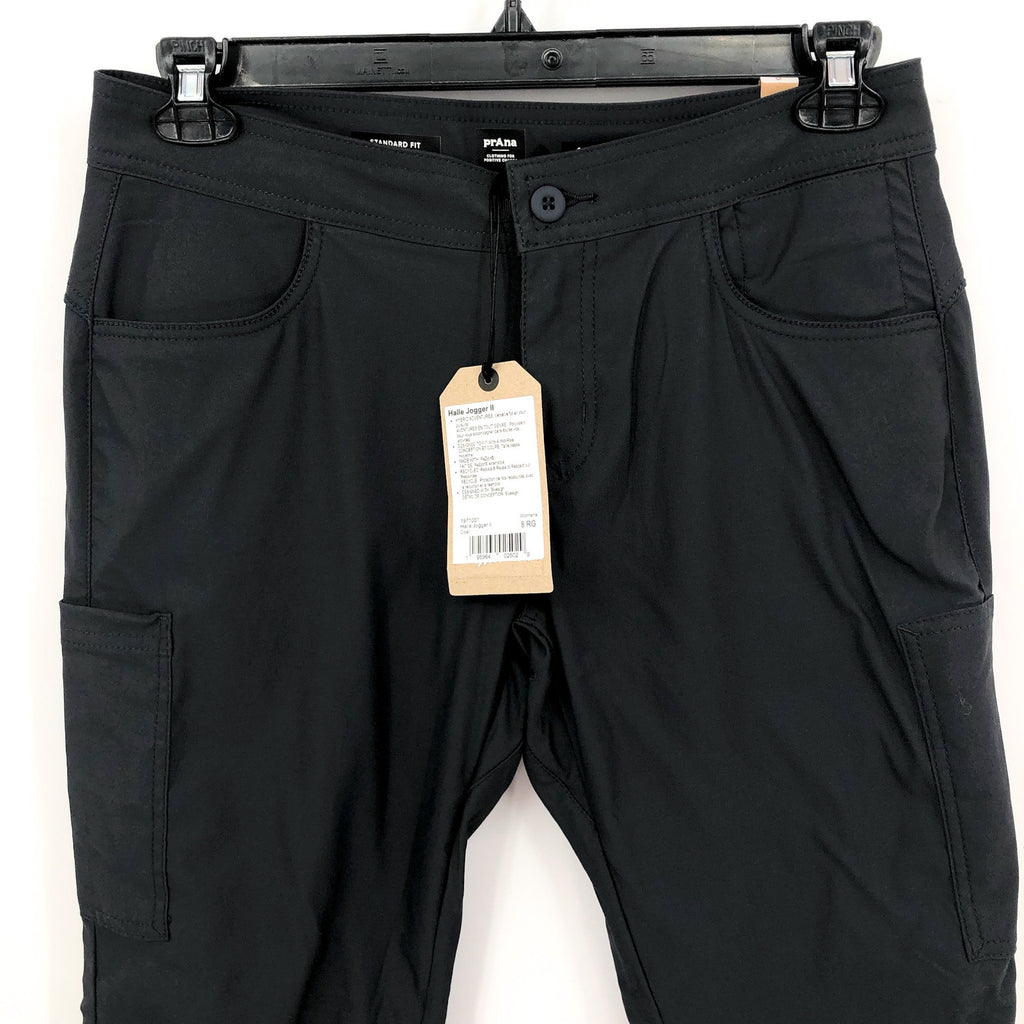 PRANA Women's Halle Jogger II Size 8 Grey Coal Hiking Lightweight Stretch NWT