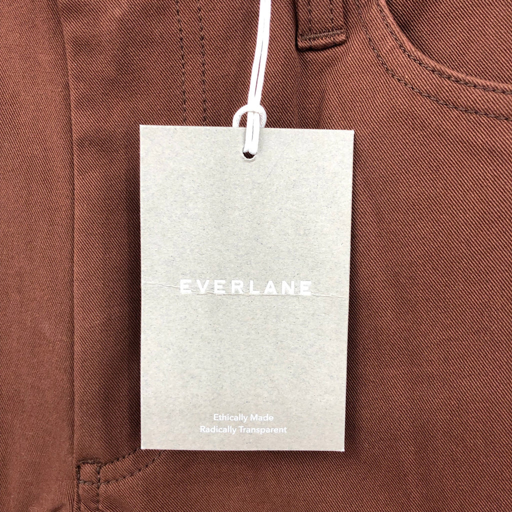 EVERLANE Men's Performance Pant 31x32 Brown Slim Fit Uniform 5-Pocket NWT