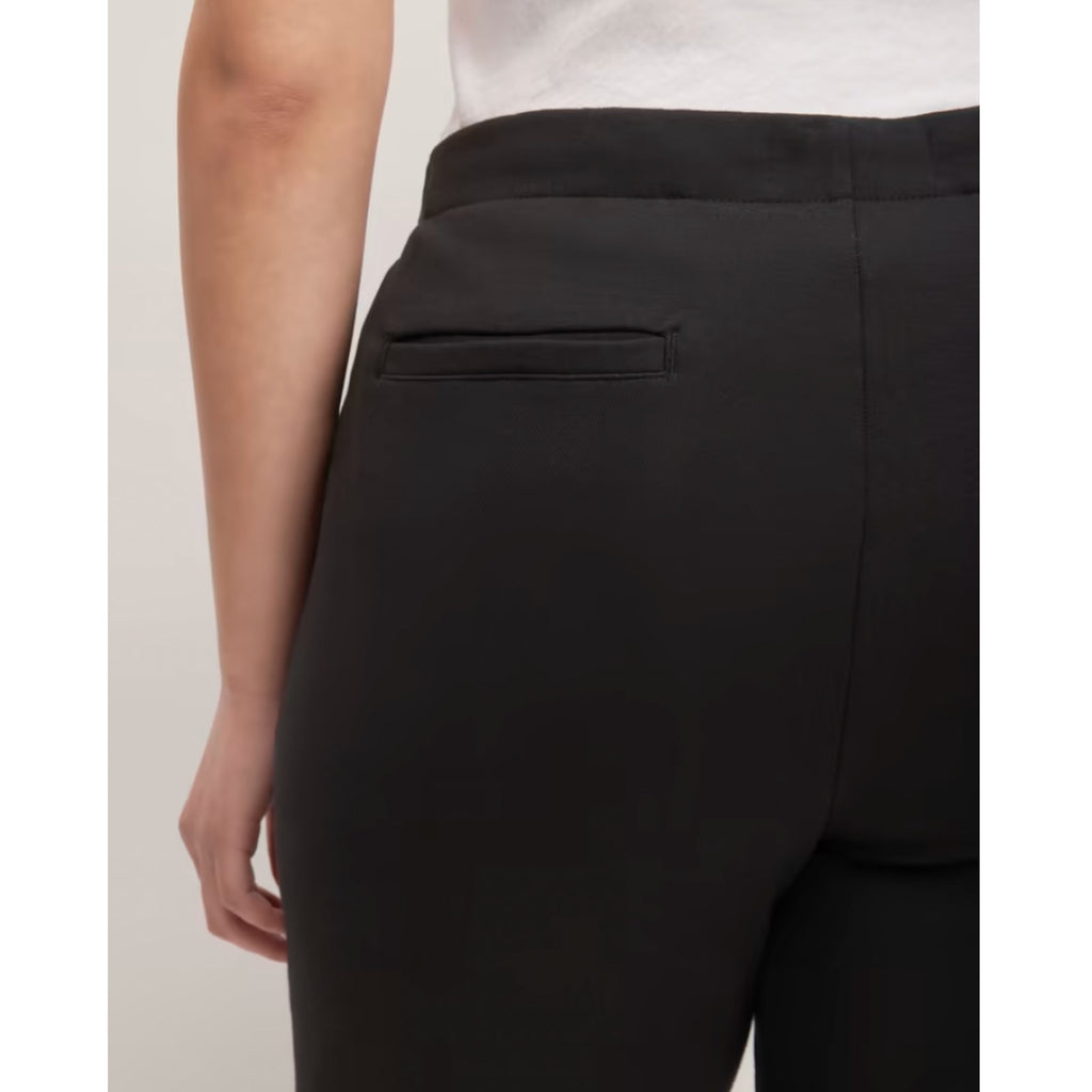 Everlane Womens The Dream Pant Small Black Knit Pull On Taper Slim Fit Ankle NWT