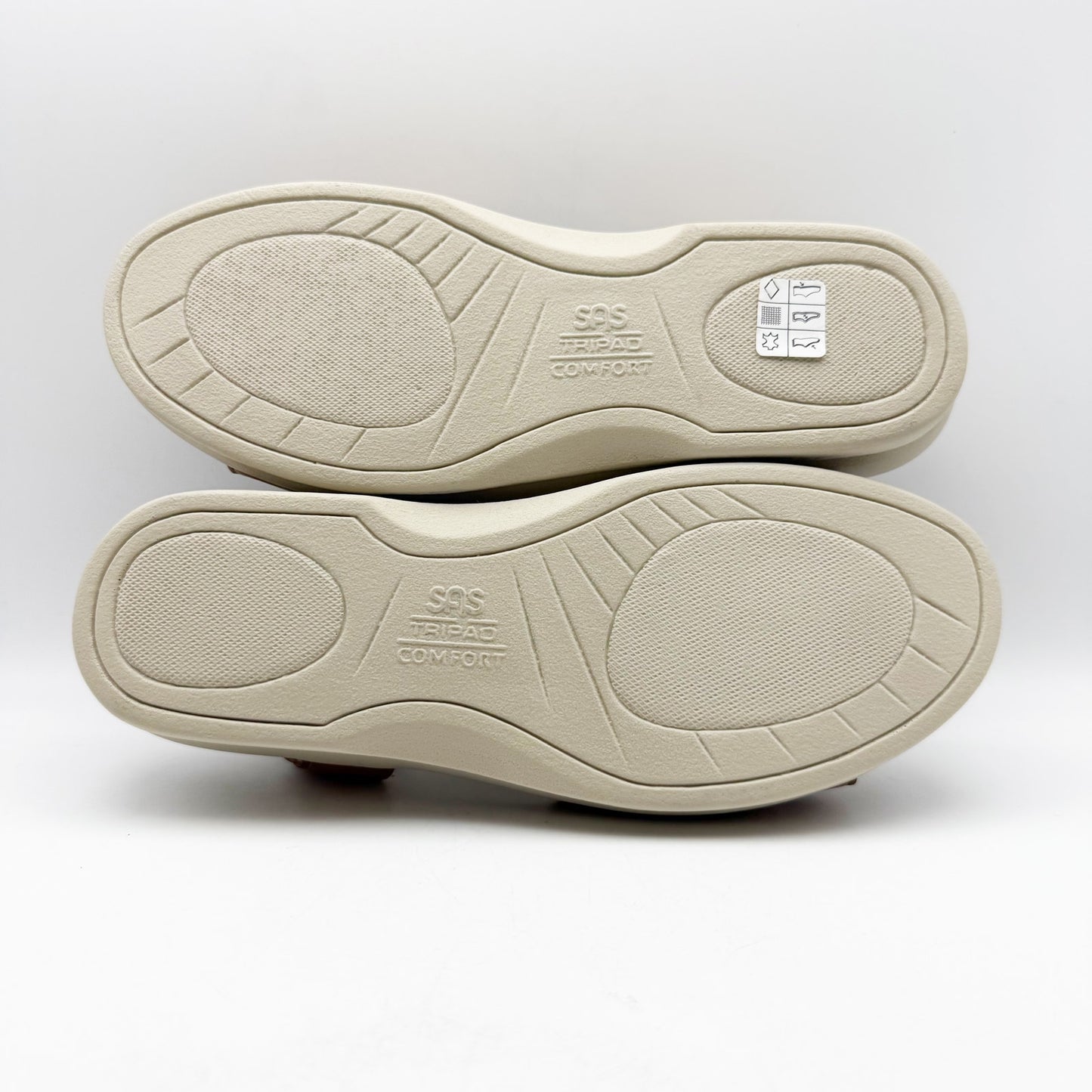 SAS Womens Duo Comfort Sandals US 11 XWide WW Tan Leather Adjustable Buckle