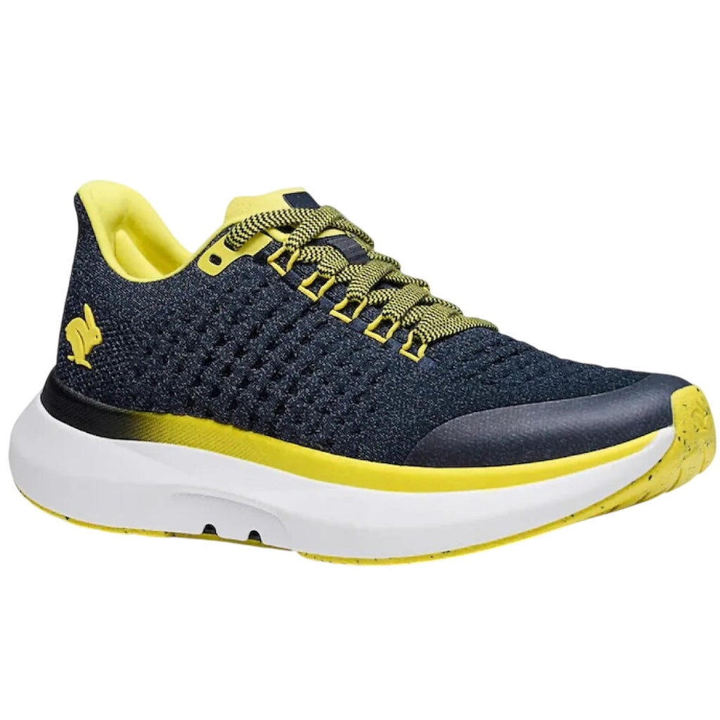 Rabbit Mens Dream Chaser Running Shoes US 12 Black Yellow Athletic Sneakers NIB