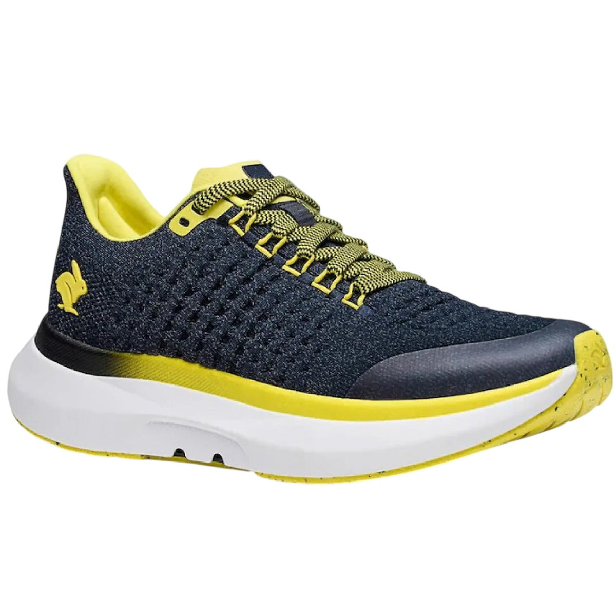 Rabbit Mens Dream Chaser Running Shoes US 12 Black Yellow Athletic Sneakers NIB