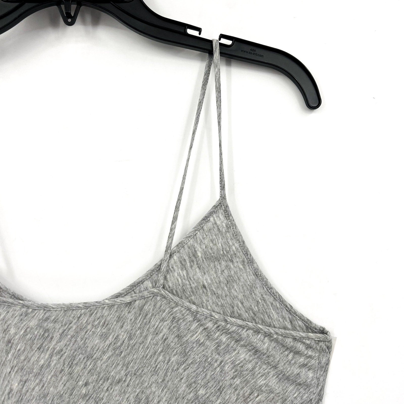 SKIN ORGANIC Womens Essential Camisole Tank Small Medium Heather Grey V Neck NWT