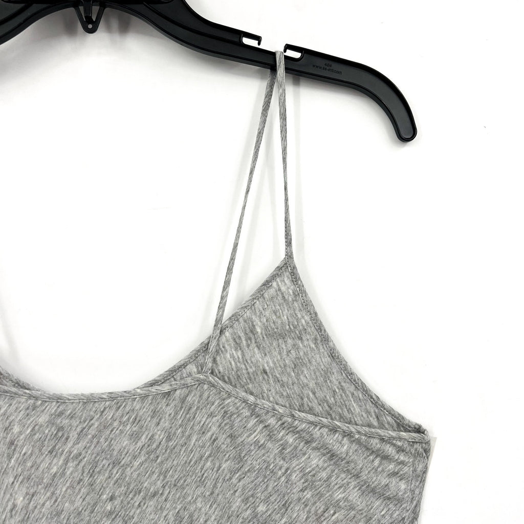 SKIN ORGANIC Womens Essential Camisole Tank Small Medium Heather Grey V Neck NWT