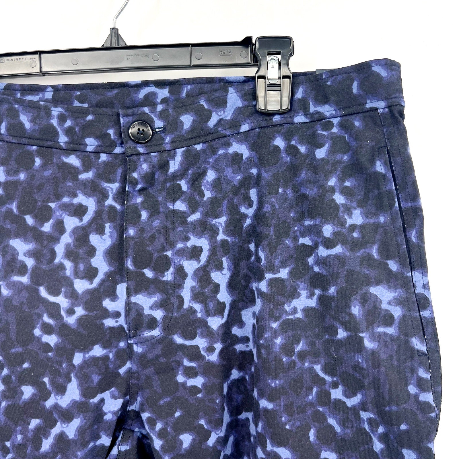 GOOD MAN BRAND Mens Flex Pro Jersey Tulum Shorts Large Blue Splotch NWT
