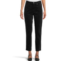 EILEEN FISHER Women's Slim Ankle Jeans Small Black Velveteen High Waisted NWT