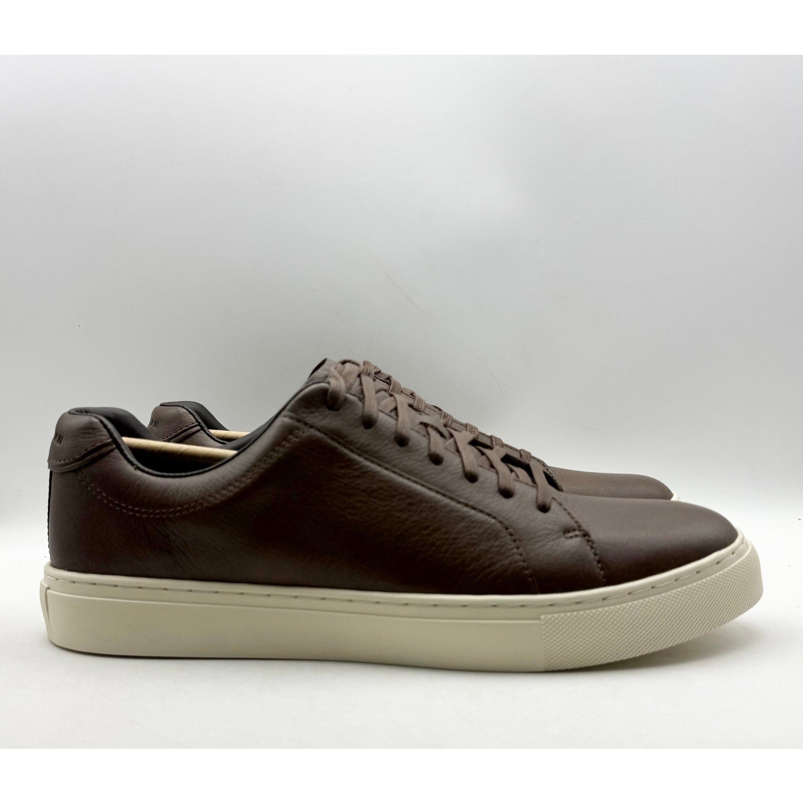 Cole Haan Mens Jensen Low-Top Casual Sneakers Size 11 EU 44 Brown Leather NIB