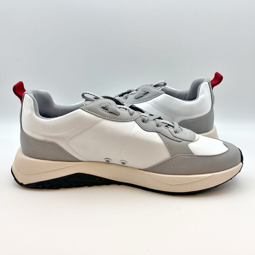HUGO Mens Kane Runner Casual Sneakers Size 11 EU 44 White Hugo Boss NIB