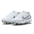 Nike Mens Alpha Huarache Varsity 4 Metal Baseball Cleats US 12 White Silver NWOB