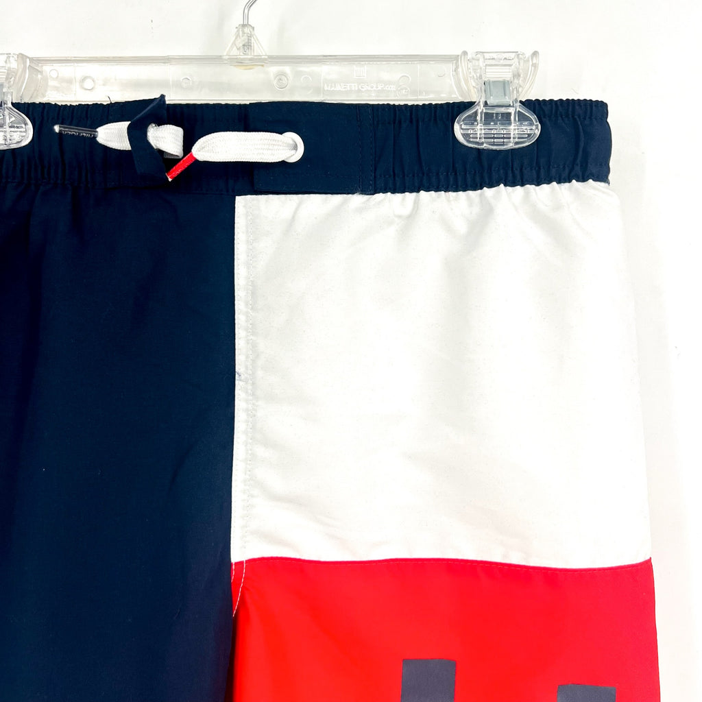 TOMMY HILFIGER Boys Quadrant Swim Trunks Boardshort US XL Navy Blazer NWT