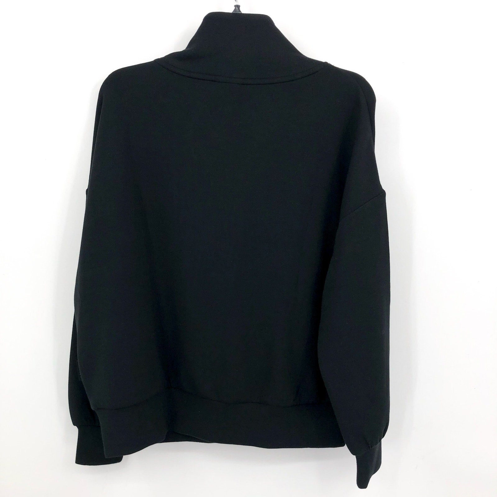 VARLEY Women's Hawley Half Zip Sweatshirt Small Black DoubleSoft NWT