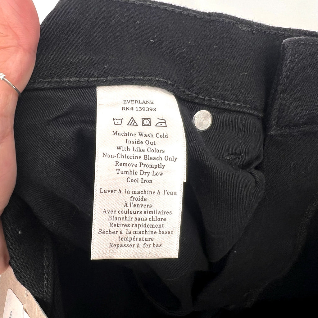 EVERLANE Uniform Men's Relaxed Jeans 32x30 Black 4-Way Stretch Organic NWT