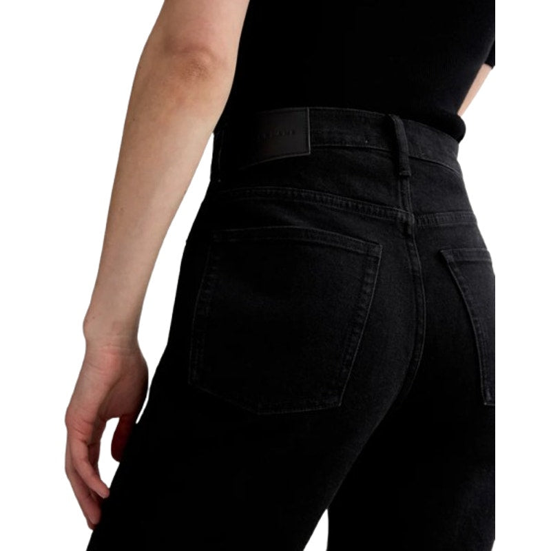 EVERLANE Women's The Way-High Jeans 27x25 Size 4 Coal Black Low Stretch NWT