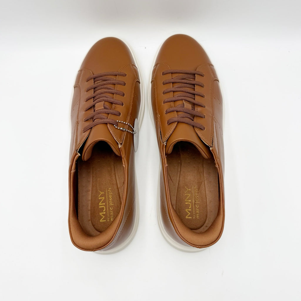 Marc Joseph NY Mens Fort Avenue Casual Sneakers Size 13 Cognac Brown NIB