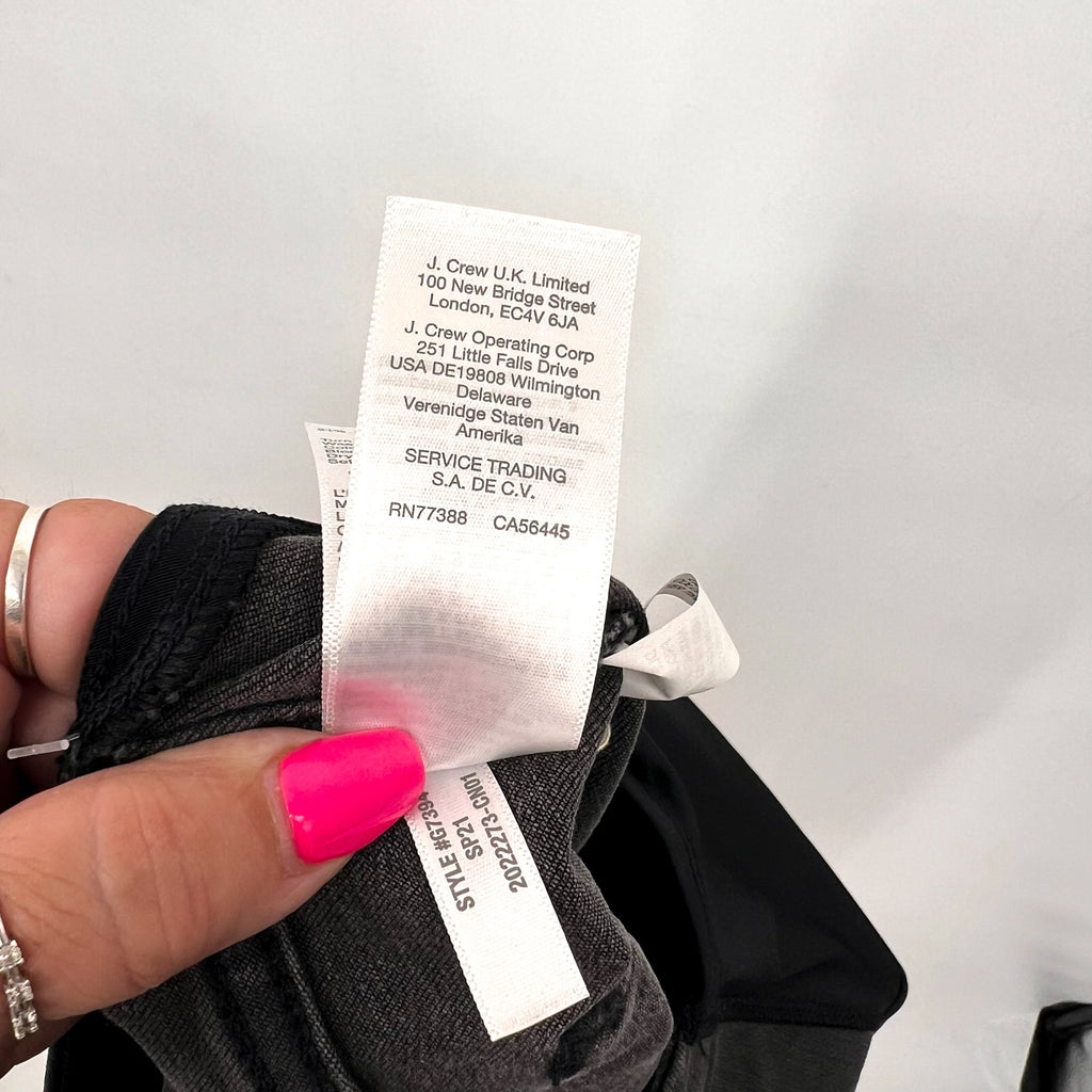 MADEWELL Maternity Over-the-Belly Skinny Jeans Size 25 Black Sea G7394 NWT