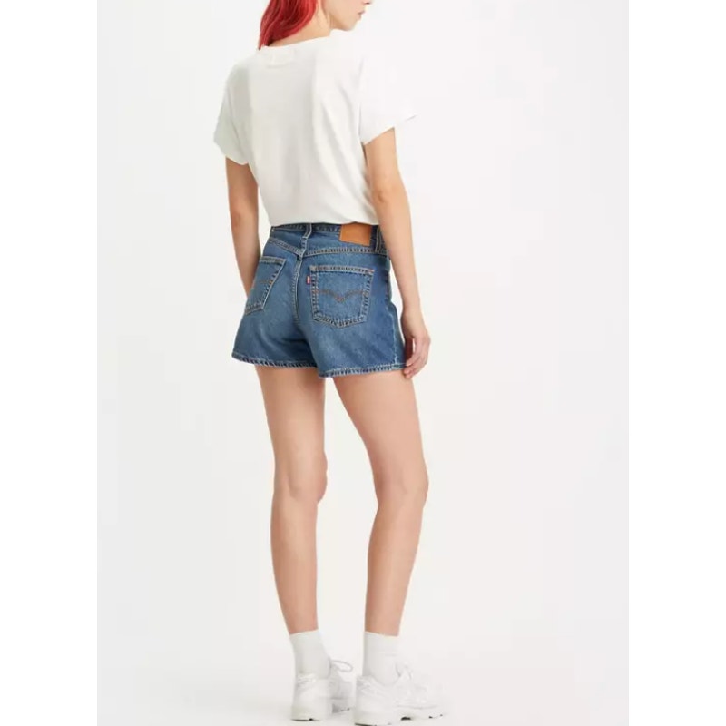 LEVI'S Women's 80s Denim Mom Shorts Size 27 US 4 You Sure Can Blue A46950003 NWT