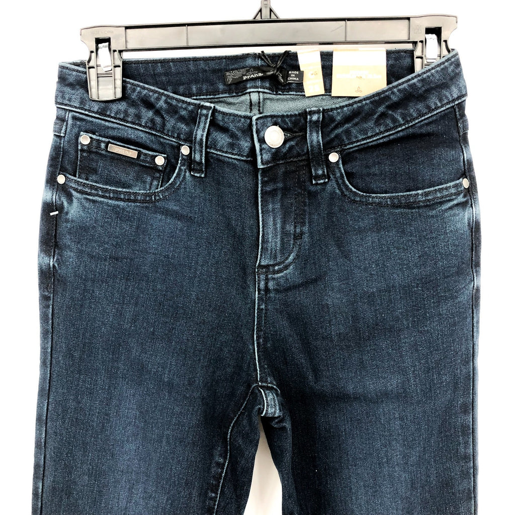 Prana Womens Sienna Skinny Jeans 25x30 US 0 Deep Blue Stretch Denim Mid Rise NWT