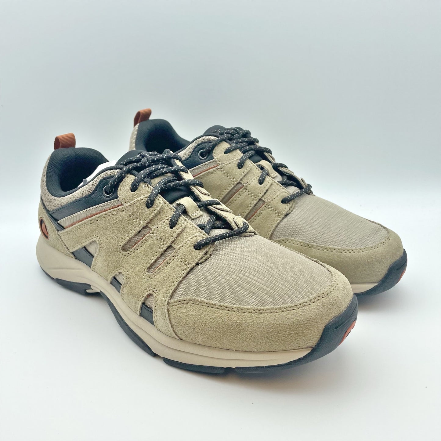 Rockport Men's Chranson Sport Lace Up Shoes Size 9 Taupe Beige Tan NIB