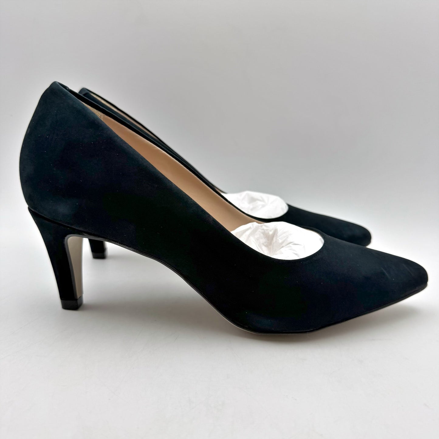 Marc Joseph Womens Trinity PL Pump US 9.5 EU 40.5 Navy Blue Suede NIB