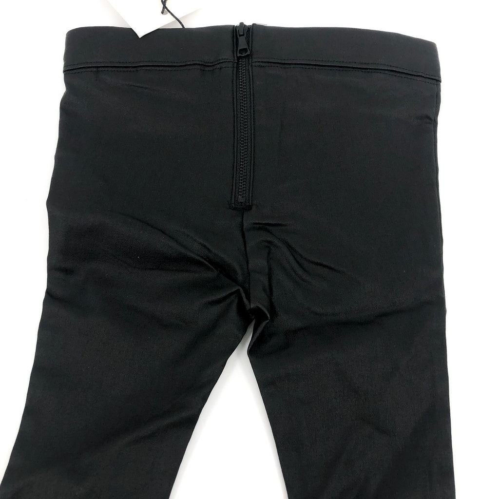 BARDOT JUNIOR Baby Raven Leggings 12-18 Months Black Zipper Back NWT