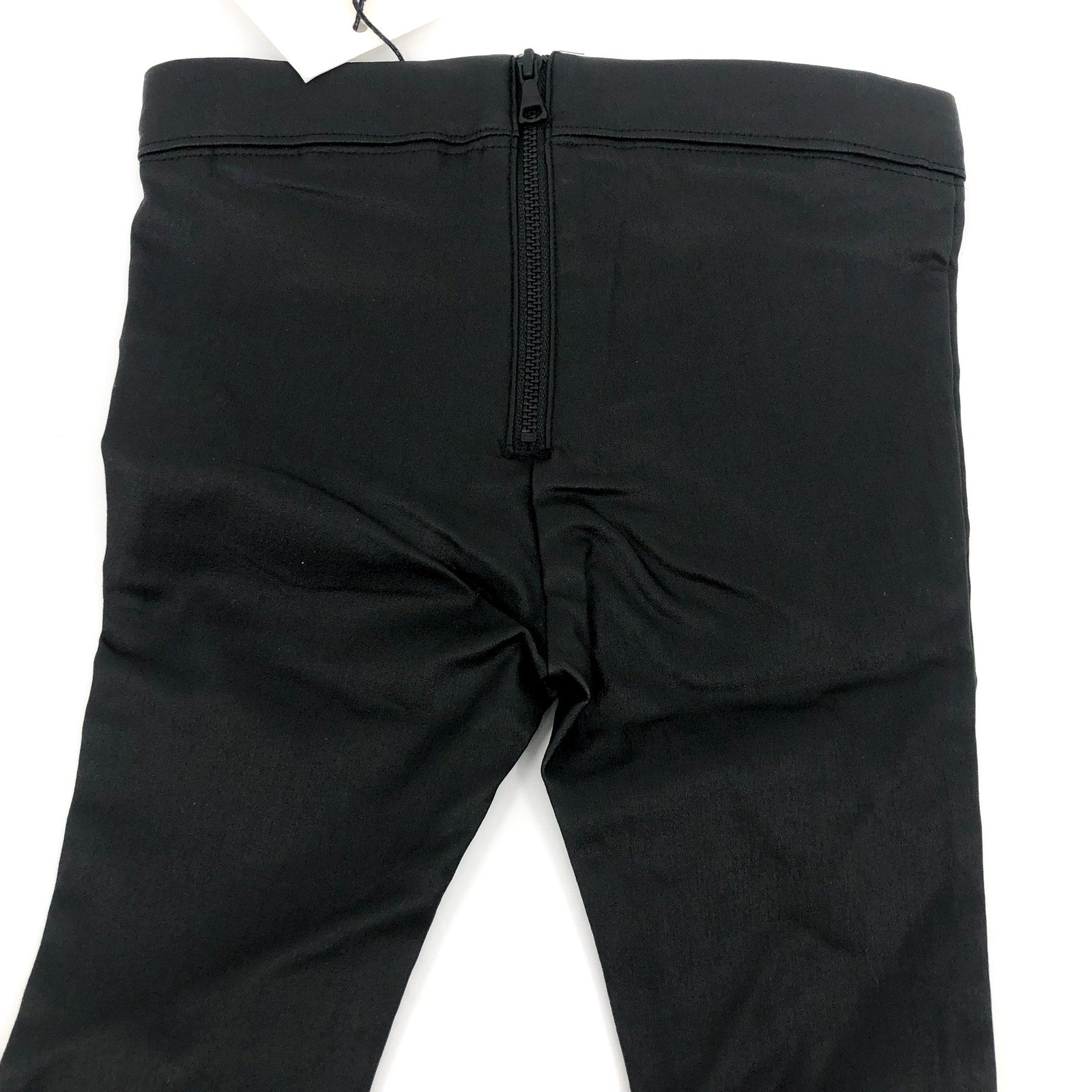BARDOT JUNIOR Baby Raven Leggings 12-18 Months Black Zipper Back NWT