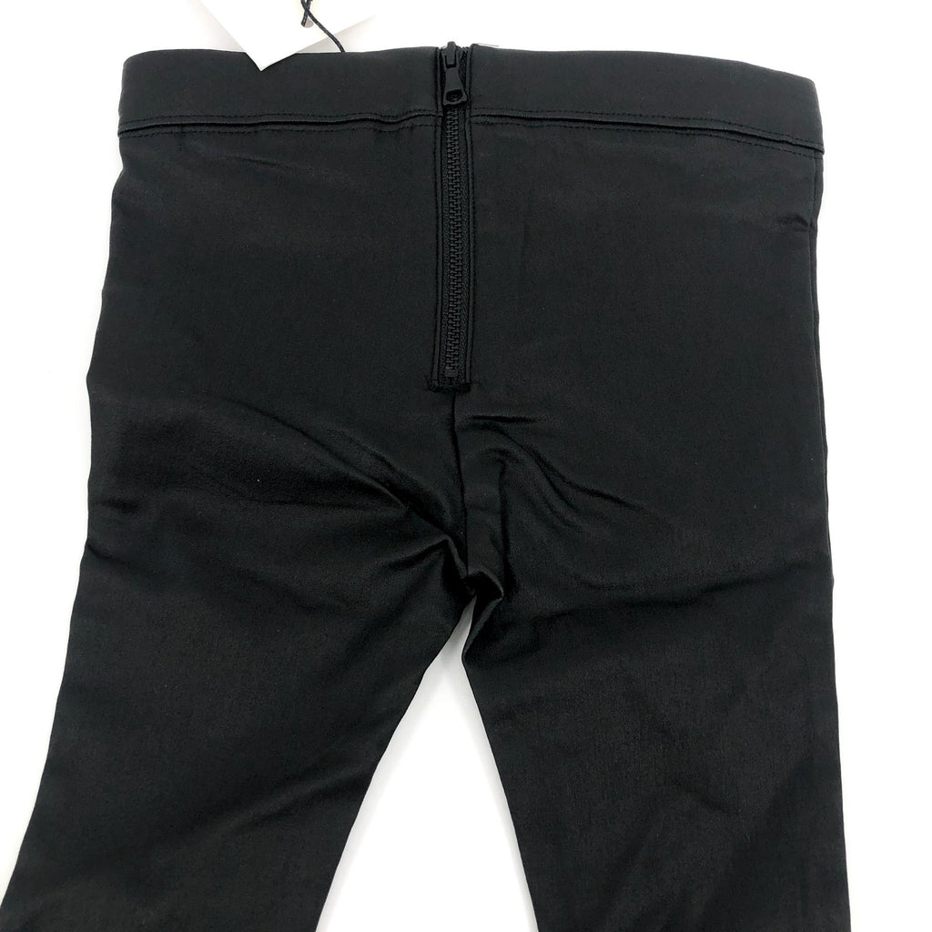 BARDOT JUNIOR Baby Raven Leggings 12-18 Months Black Zipper Back NWT