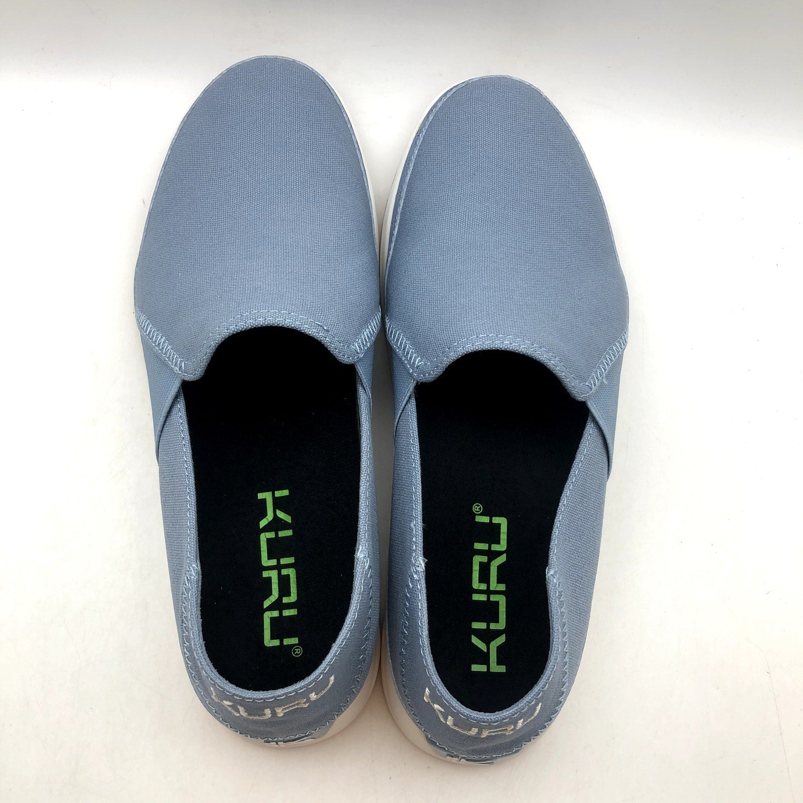 KURU Womens Roam Atla Slip On Sneaker Size 9.5 Blue Fog Bright White NIB