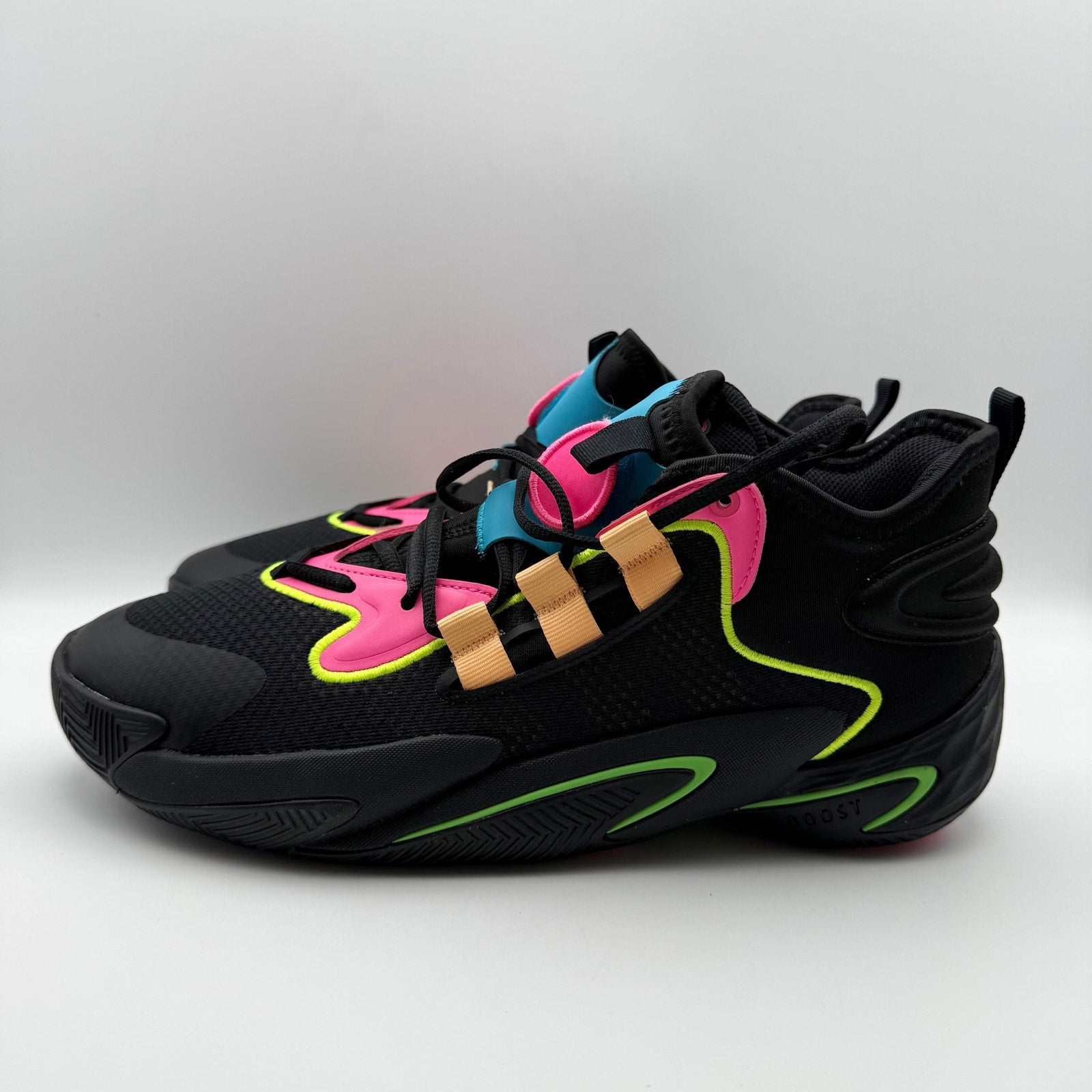 Adidas BYW Select Basketball Shoes Mens 10 Womens 11 Black Orange Athletic NIB