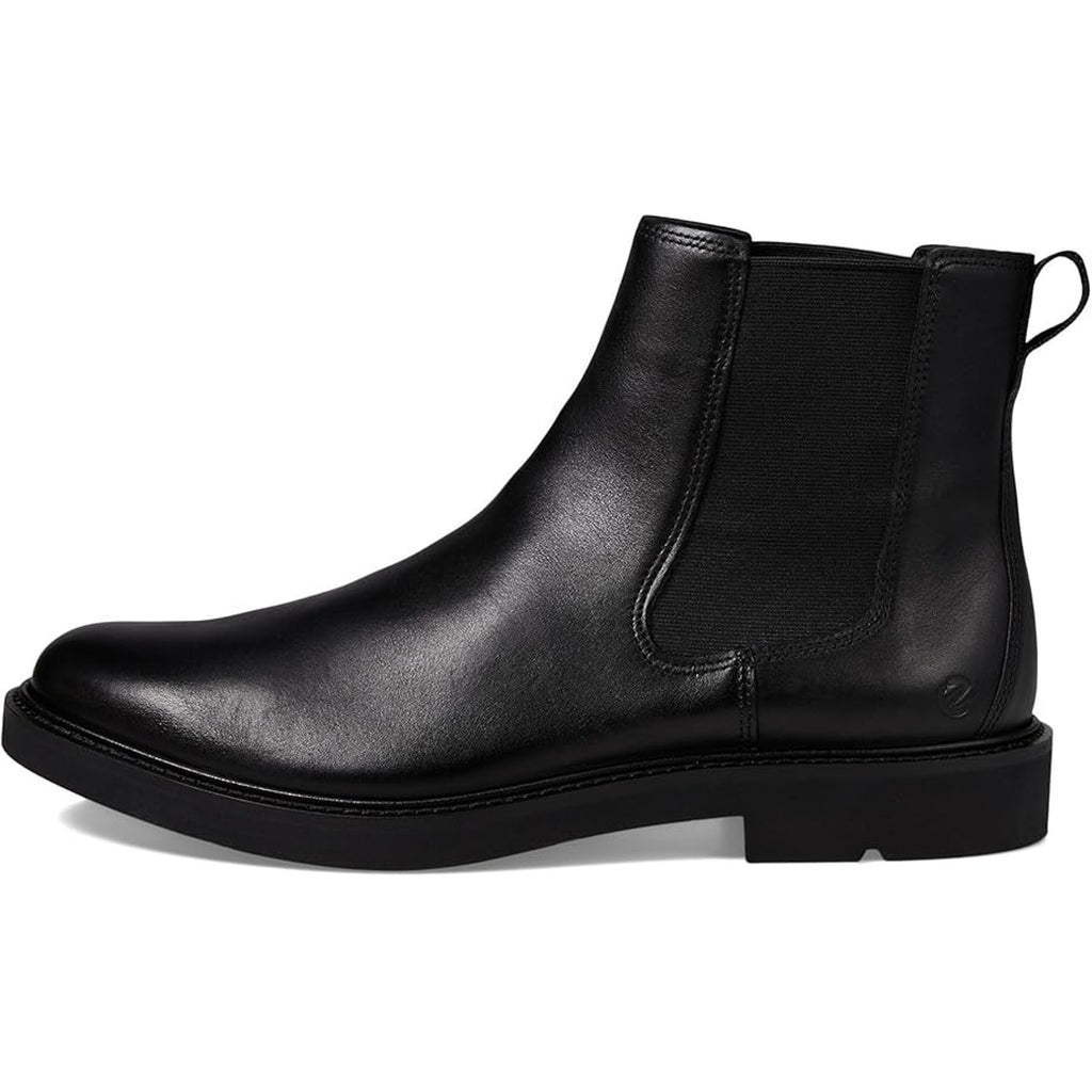 ECCO Mens Metropole London Chelsea Boots EU 46 US 12-12.5 Black Leather NWOB