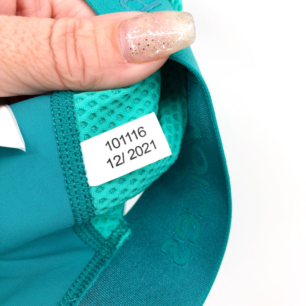 OUTDOOR VOICES Womens Doing Things Sports Bra XXS Green Peacock Racerback NWT