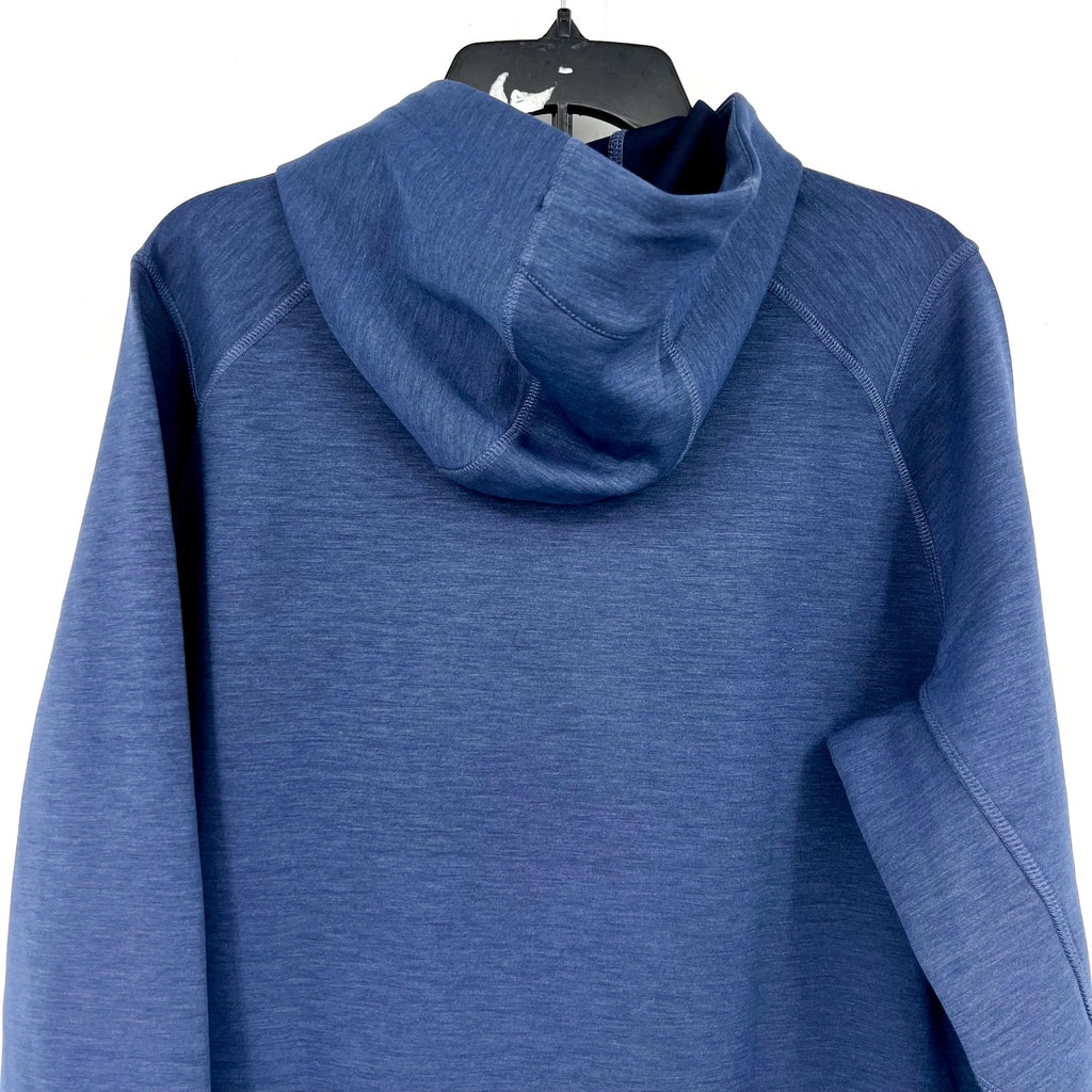 Callaway Mens Aquapel Quarter Zip Golf Hoodie Medium Navy Blue Sweatshirt NWT