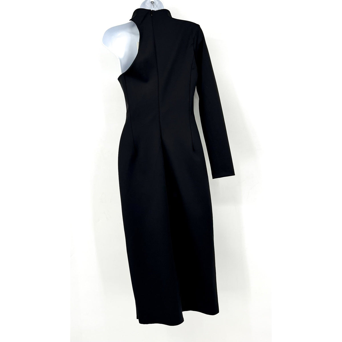 MOTHER OF ALL Women's Sydney Midi Dress Medium Black Cut Out Long Sleeve NWT