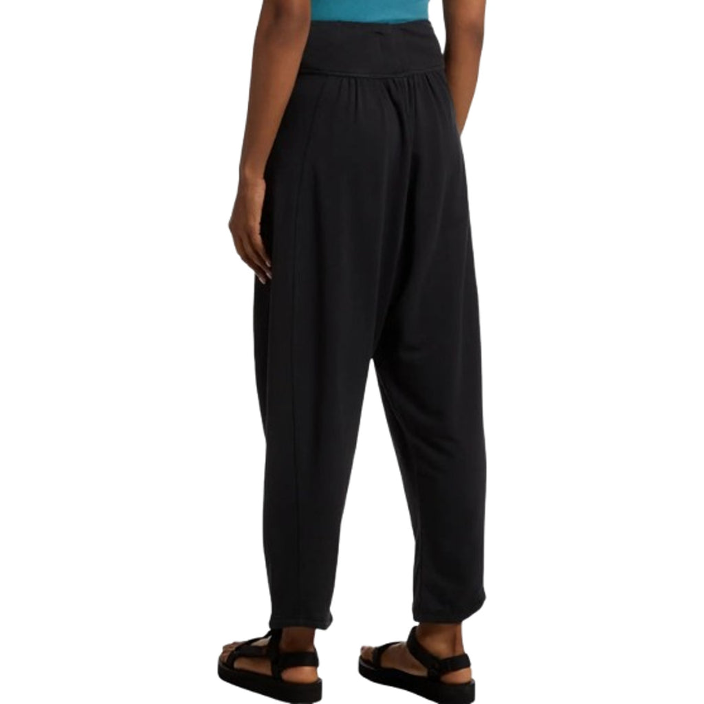 PRANA Mindful Movement Harem Pants Large Black Casual Ankle Pull On Knit NWT