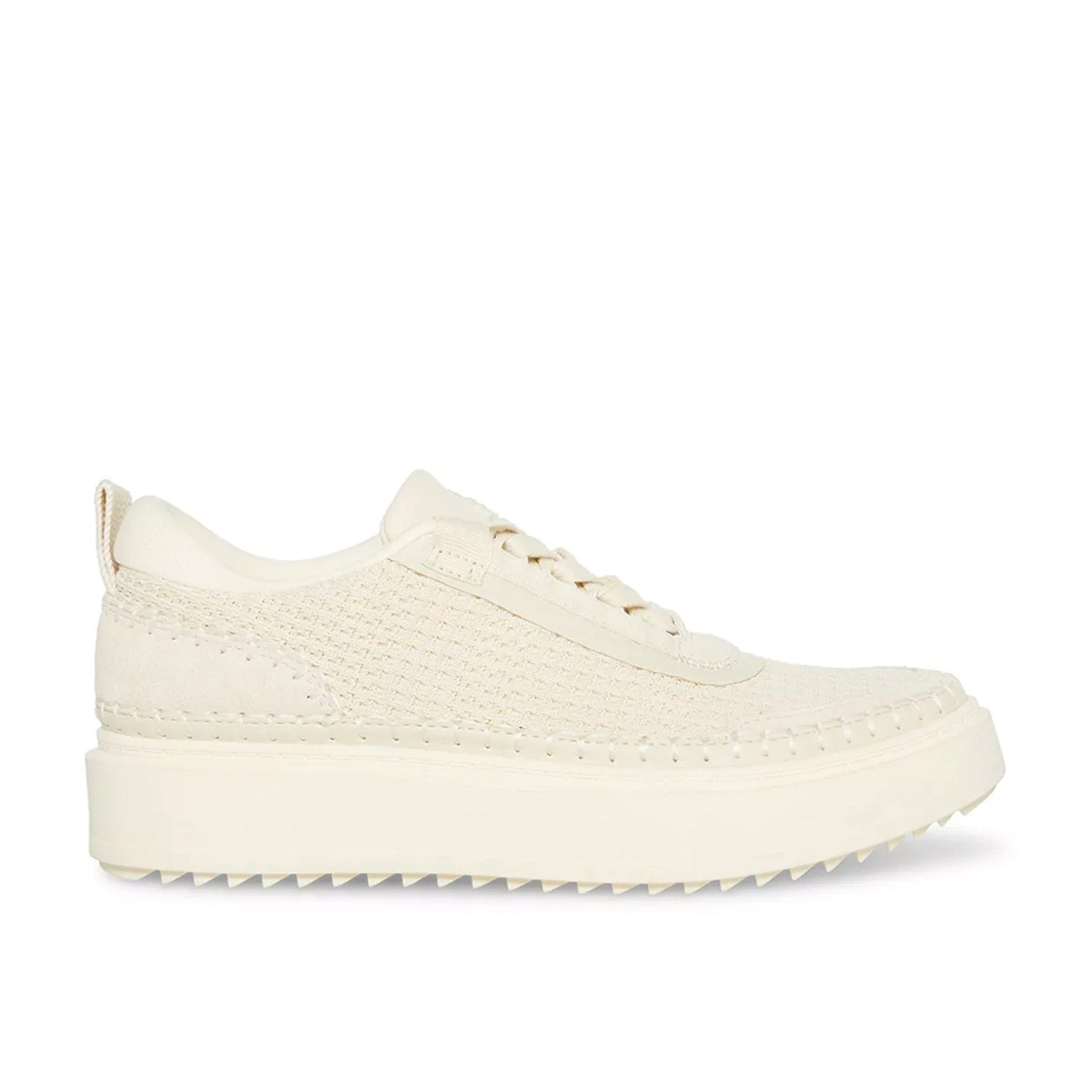 Steve Madden Womens Charlie Casual Sneakers US 8 M Beige Cream Tan Lace-Up NIB