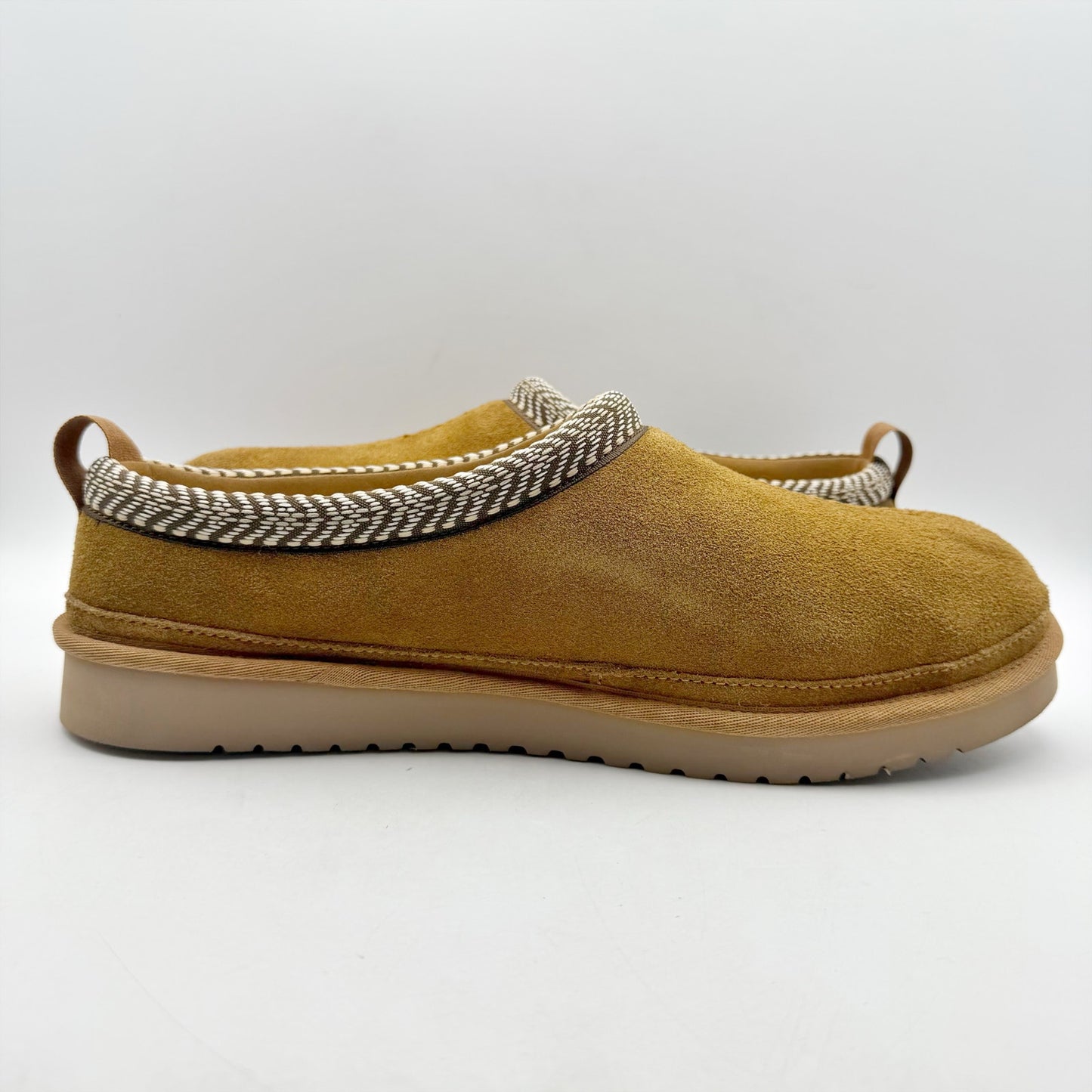 Koolaburra by UGG Mens Burree Slipper US 13 EU 46 Chestnut Brown Suede NIB