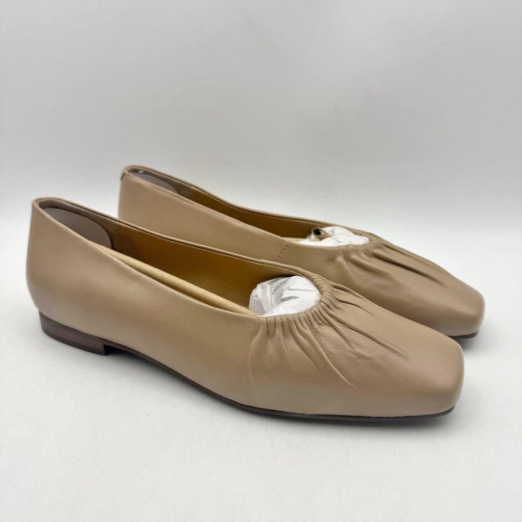 Seychelles Womens Little Things Flats Size 7.5 EU 38 Beige Tan Leather NWOB