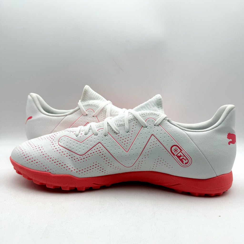 Puma Mens Future Play TT Turf Soccer Shoes US 12.5 White Pink 107381 NWOB