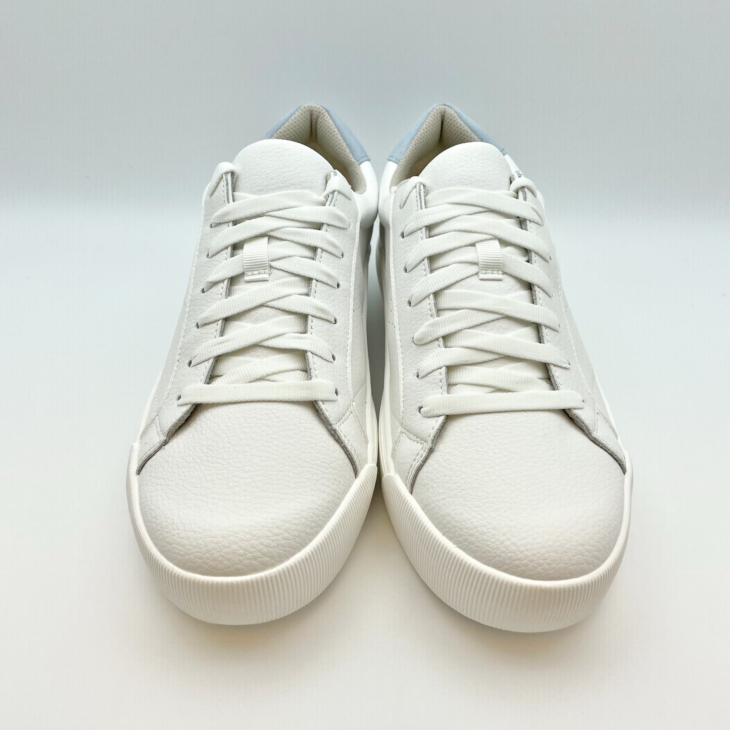 Dr. Scholls Womens Take it Easy Platform Sneaker Size 10 White Blue Leather NIB