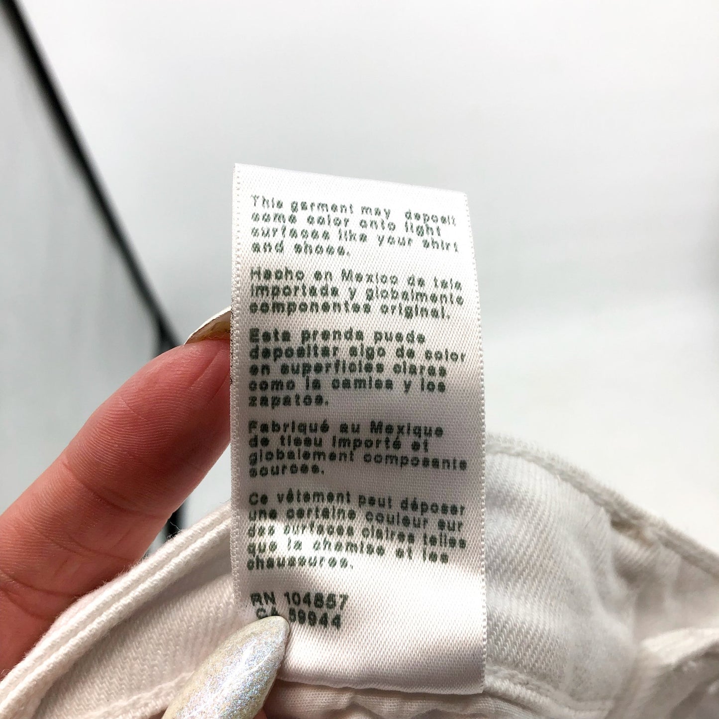 AG ADRIANO GOLDSCHMIED Womens Adria Wide Leg Jeans Size 24 White Low-Rise NWT