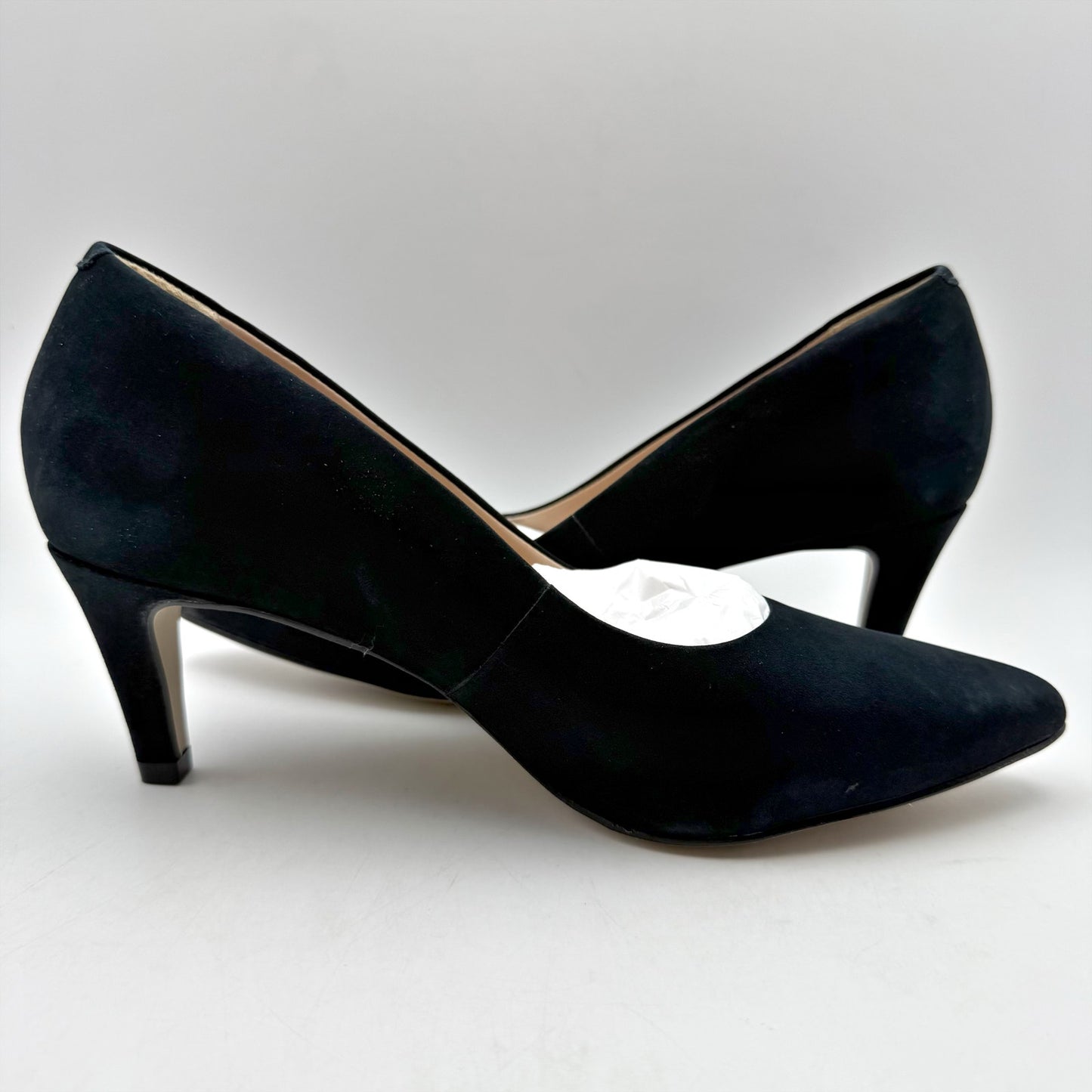 Marc Joseph Womens Trinity PL Pump US 9.5 EU 40.5 Navy Blue Suede NIB