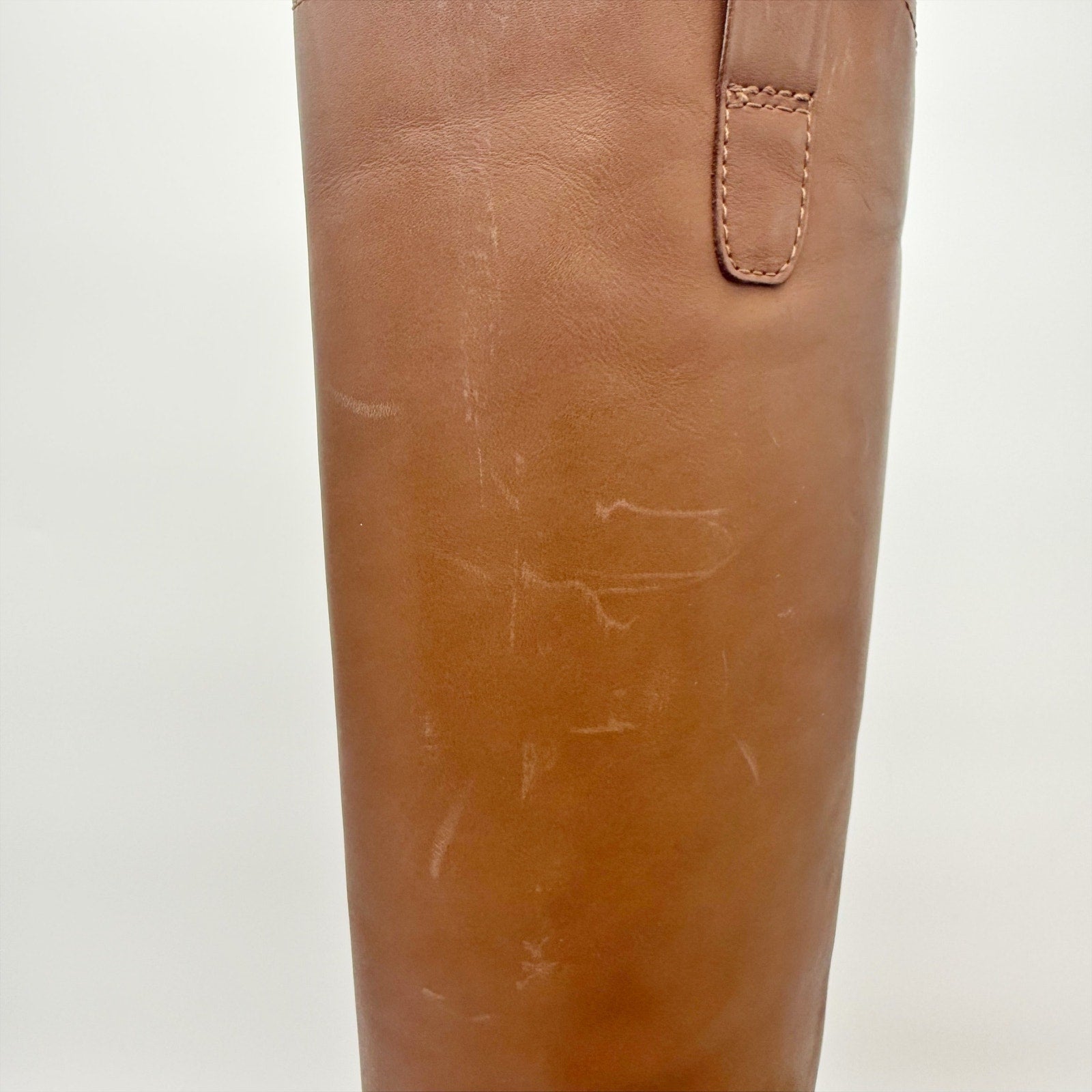 Lauren Ralph Lauren Womens Carla Knee High Boots US 5.5 B Brown Leather NIB