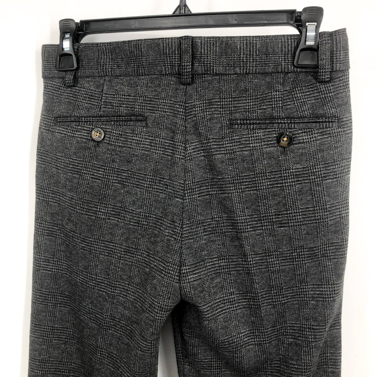 APPAMAN Boy's Two-Piece Stretchy Mod Suit Set Size 12 Grey Glen Plaid NWT
