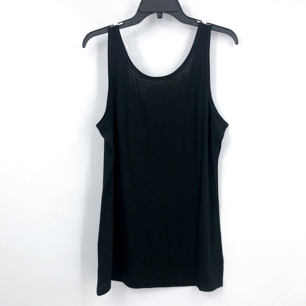 SMARTWOOL Women's Merino Tank Top Large Black Stretch Scoop Neck NWT