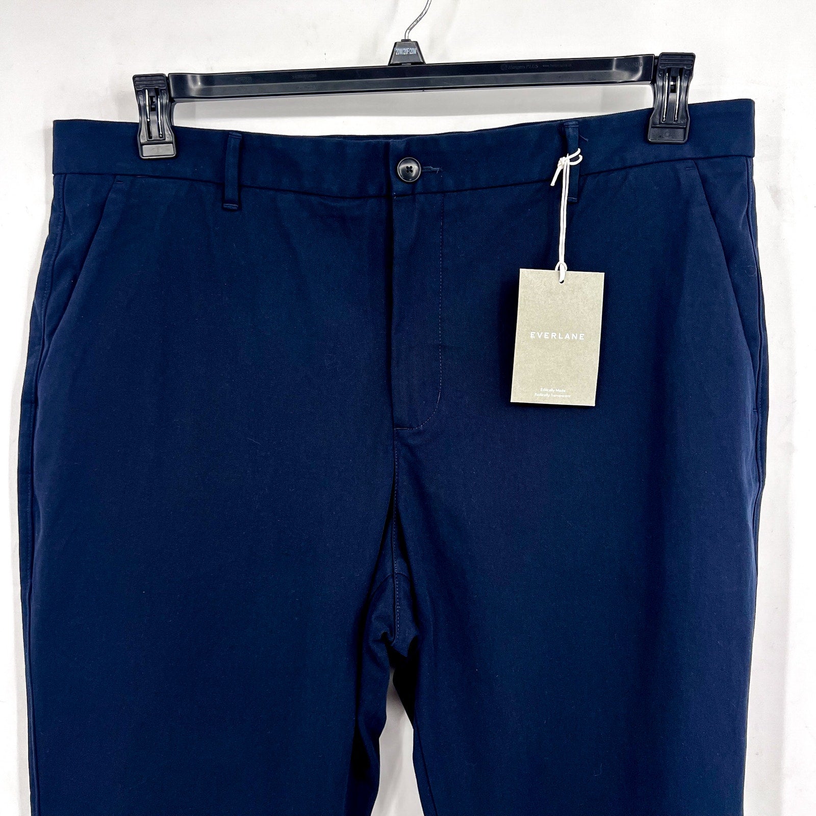EVERLANE UNIFORM Men's The Performance Chino 40x30 Navy Blue Pants NWT